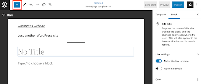 使用基于块的编辑器编辑 WordPress 模板