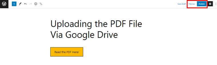 ดูตัวอย่างและเผยแพร่ PDF ของคุณ