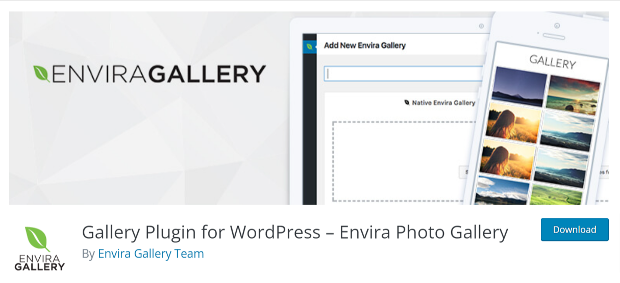 用於 WordPress 的 Envira Gallery 插件 - 用於 WordPress 的 Gallery 插件