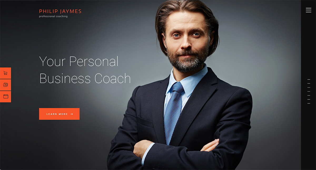 Tema PJ WordPress per life coach