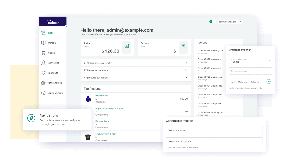 Saleor - plataforma de comércio eletrônico de código aberto