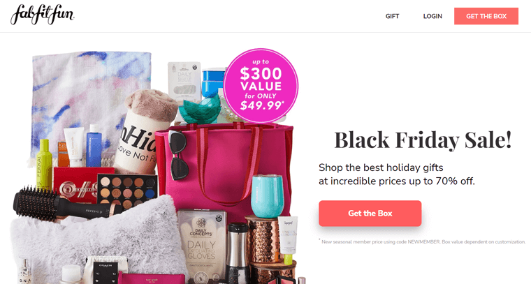 Sito Web di iscrizione FabFitFun