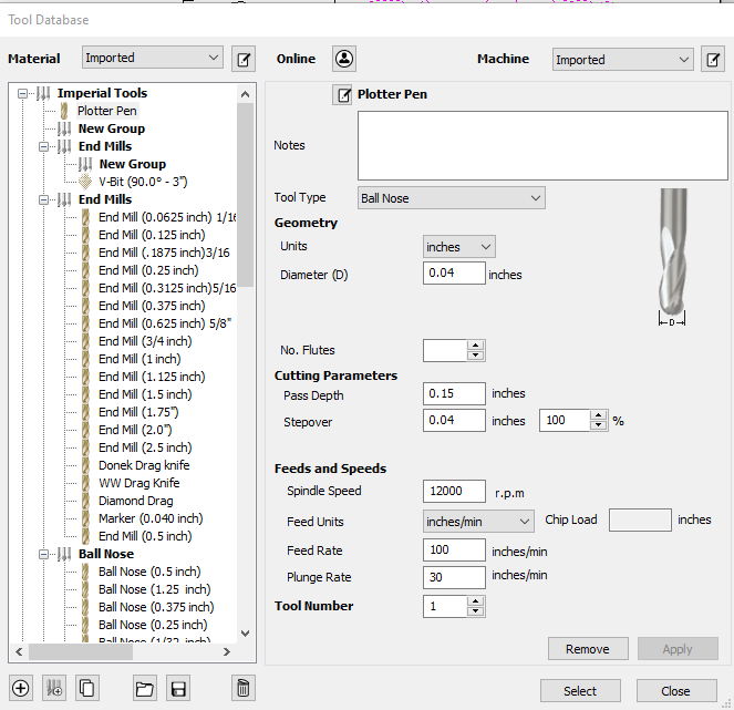 Comment puis-je ajouter des cliparts à Vcarve Pro ?