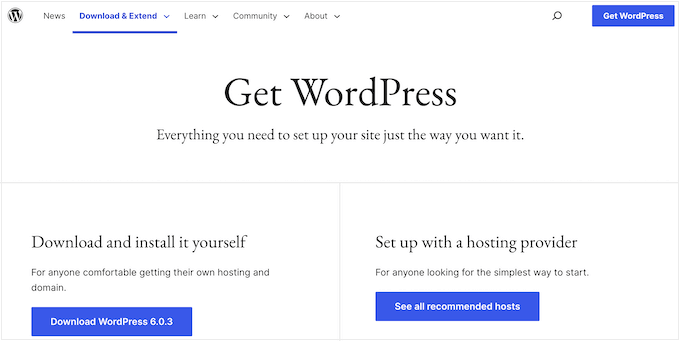 WordPress ウェブサイトビルダー