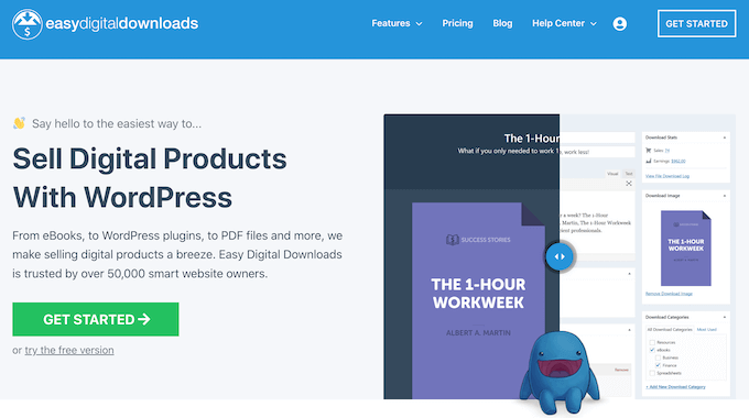 Easy Digital Downloads WordPress プラグイン