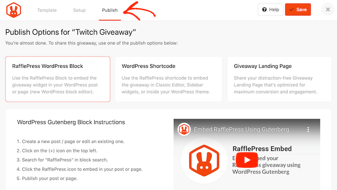 Come pubblicare un omaggio Twitch usando WordPress