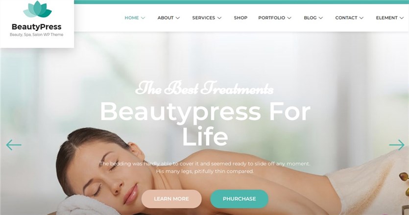 BeautyPress サロン テンプレート WordPress