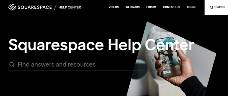 Asistență pentru clienți în Squarespace