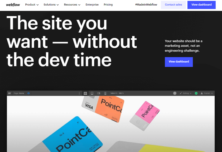 Webflow Alternative la Weebly pentru crearea site-ului web