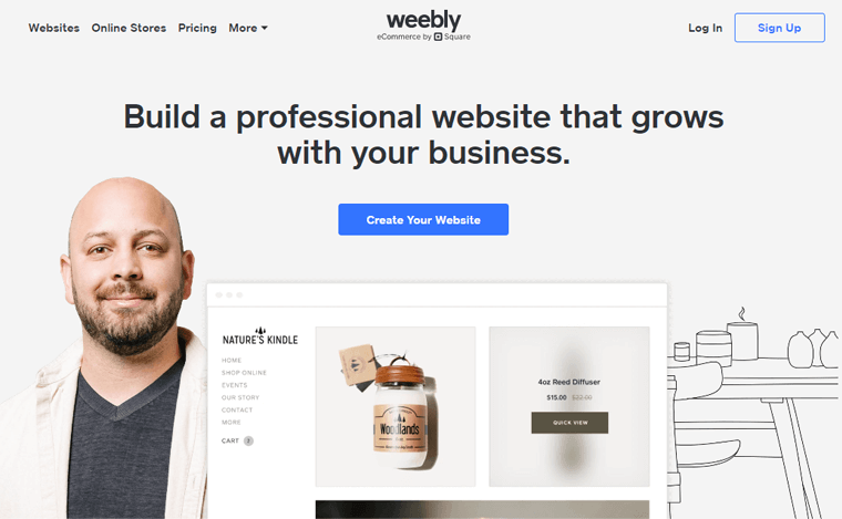 Weebly - Cel mai bun constructor de site-uri web