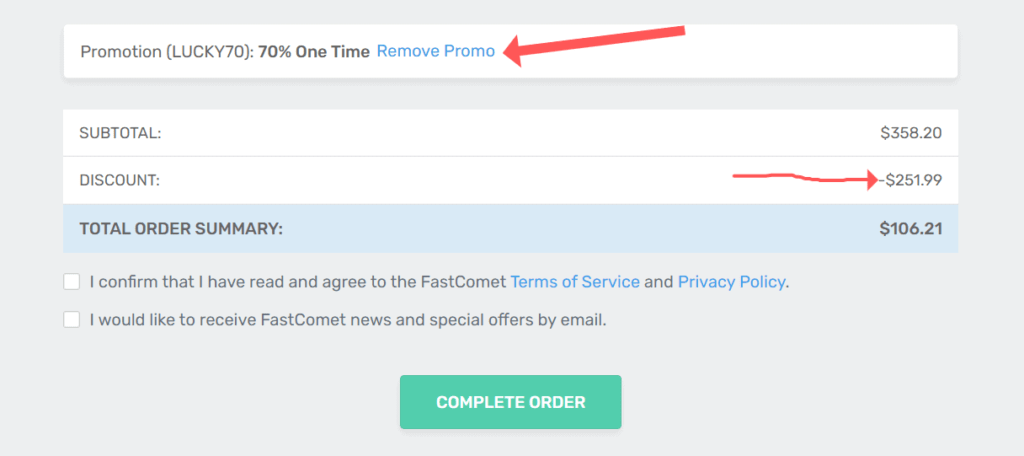 fastcomet discount code