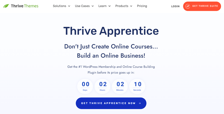 Thrive Apprentice - Cele mai bune pluginuri LMS pentru WordPress