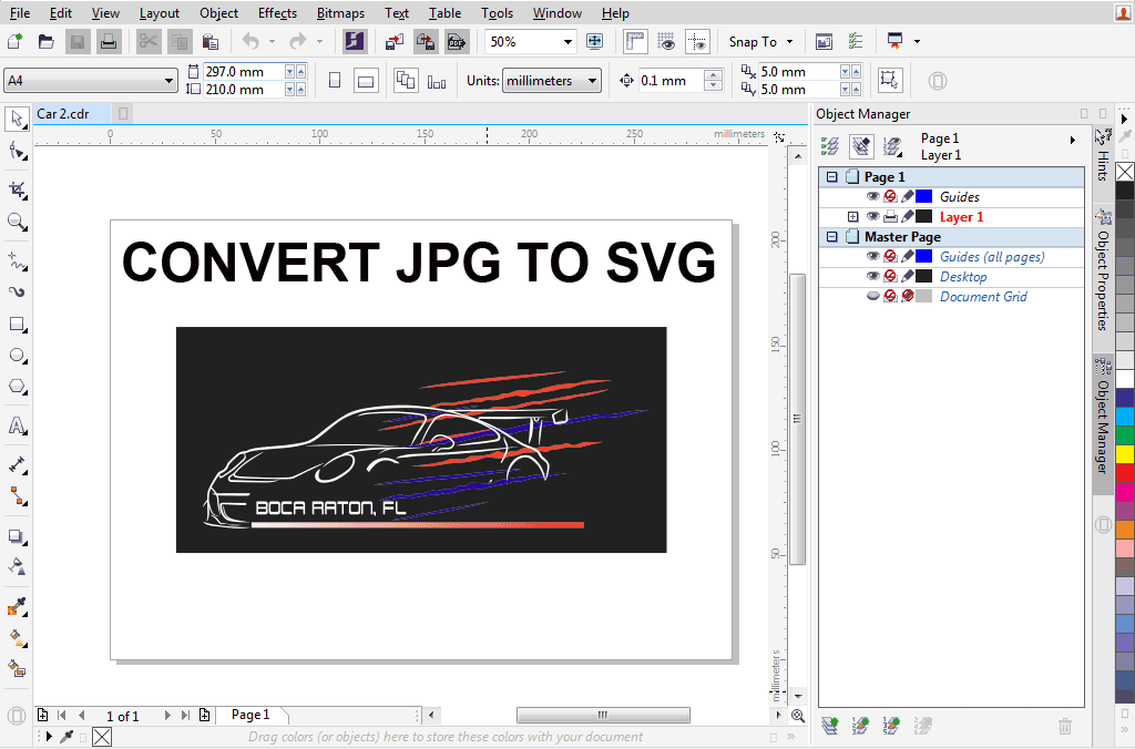 วิธีแปลง Jpg เป็น Svg