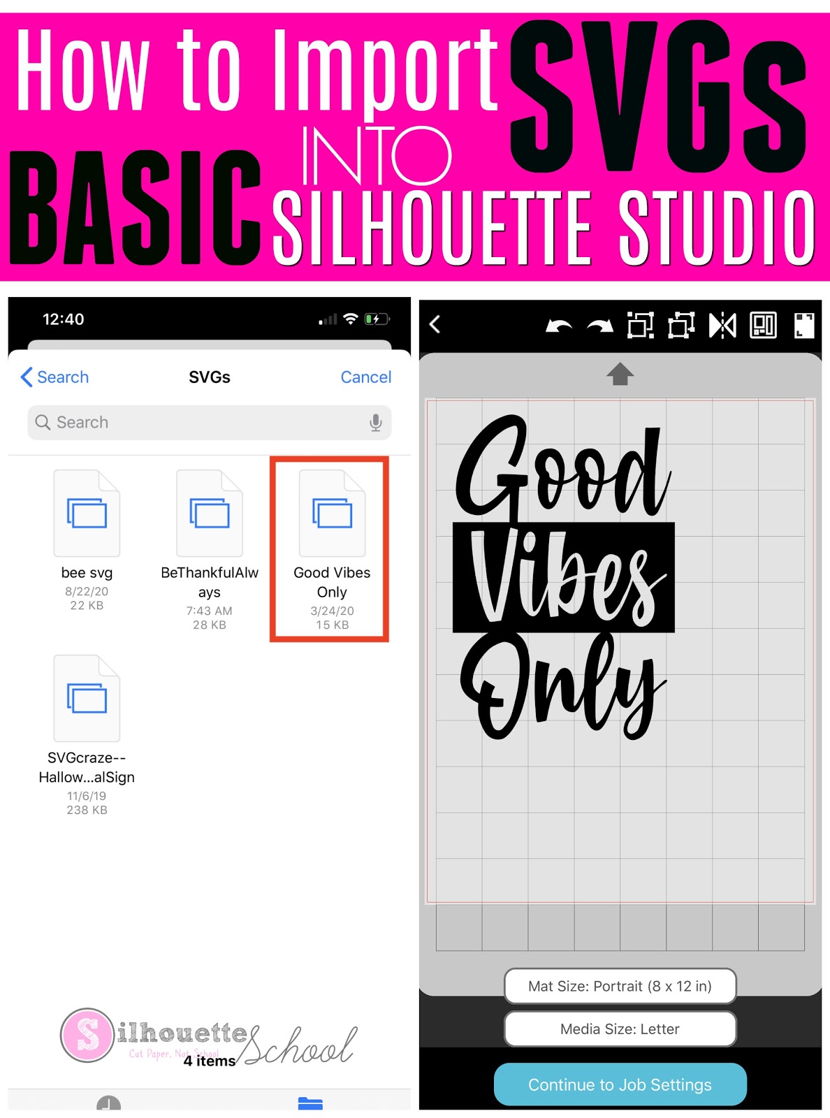 ¿Puedes subir Svg a Silhouette Studio?