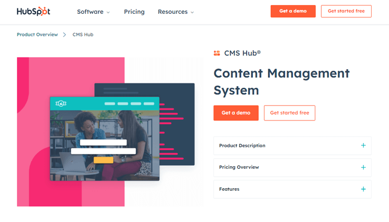 Plataforma de creación de sitios web de membresía CMS Hub