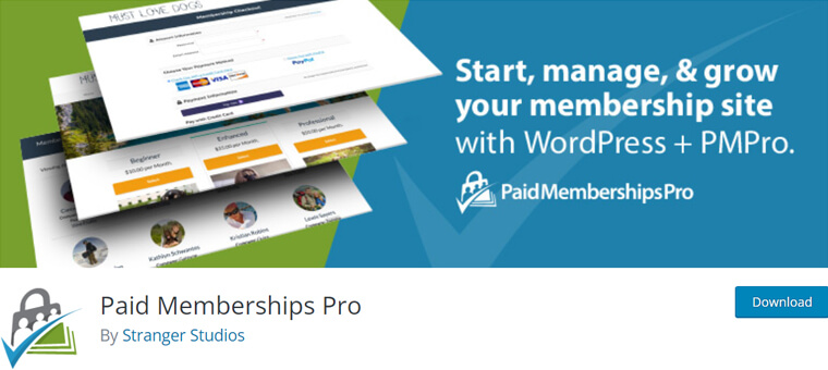 Adhésions payantes Pro WordPress Membership Plugin