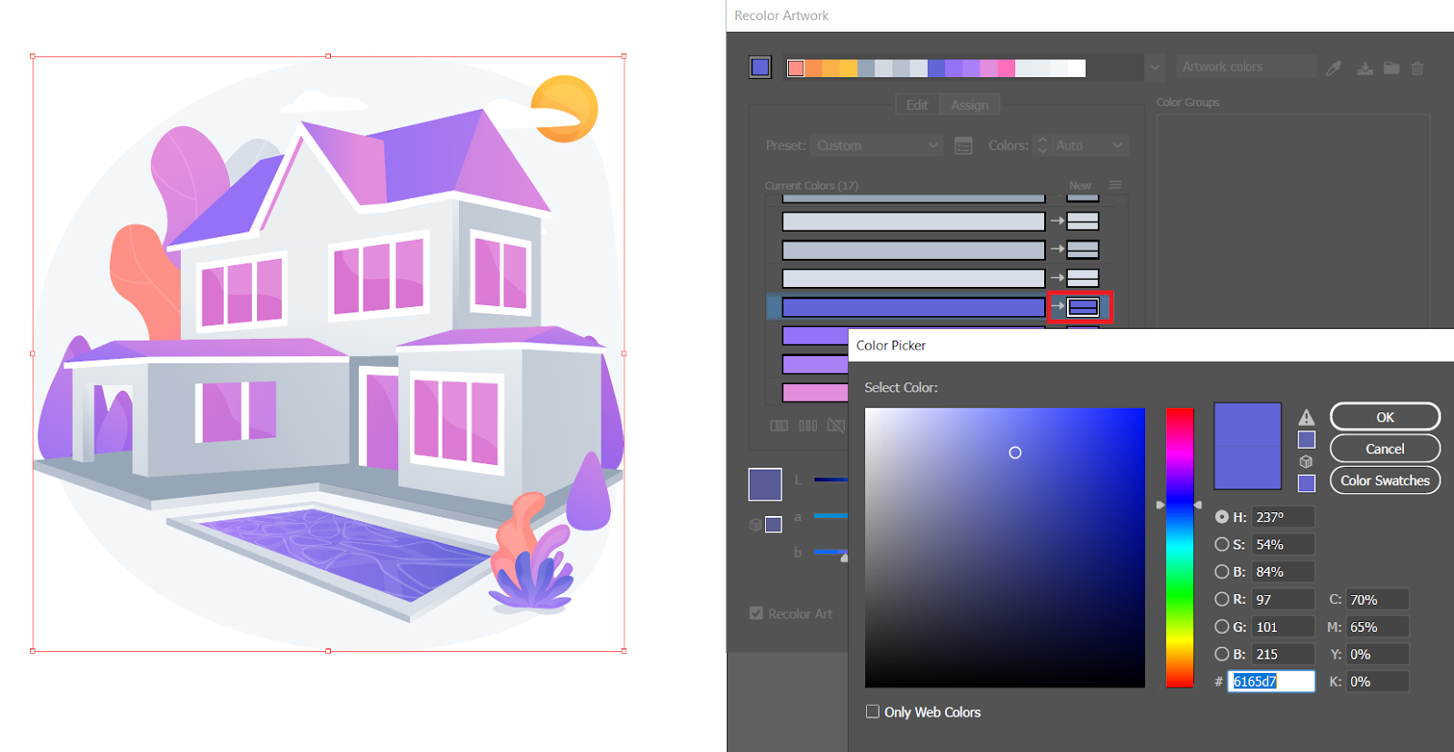 ¿Por qué mi color sigue cambiando en Illustrator?