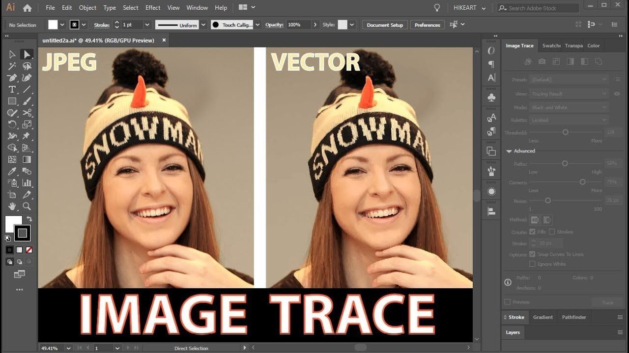 Jpg'yi Svg Photoshop'a Dönüştür