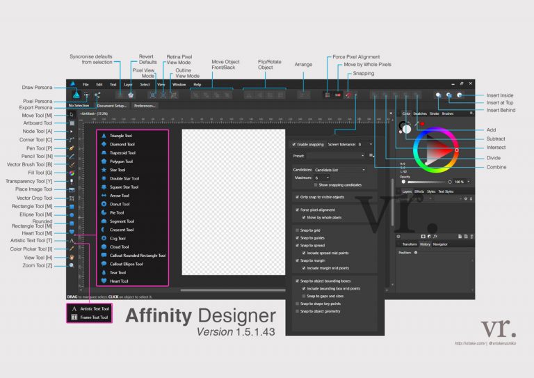 Como importo estilos para o Affinity Designer?