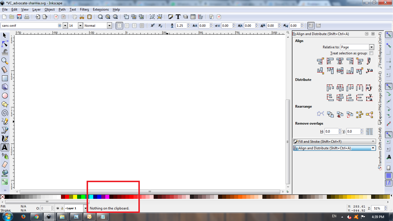 คุณสามารถคัดลอกและวางลงใน Inkscape ได้หรือไม่