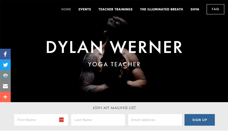 Yoga Dylan Werner