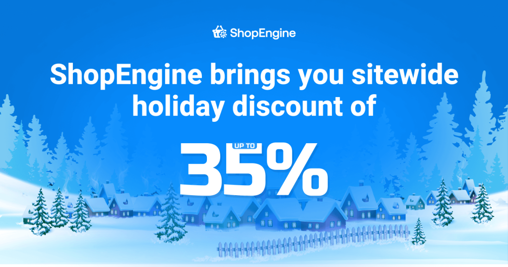 Melhores ofertas de feriados WordPress do ShopEngine