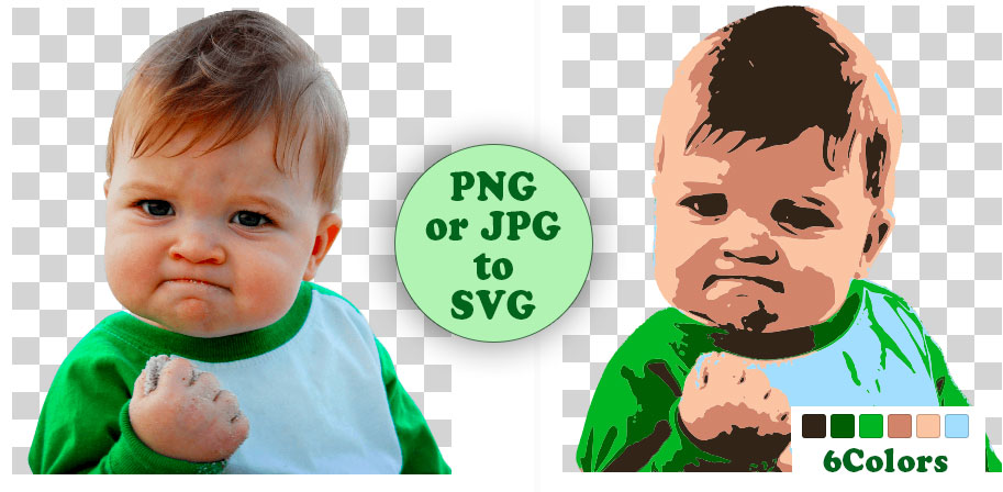 Como faço para converter um JPEG para um arquivo SVG?