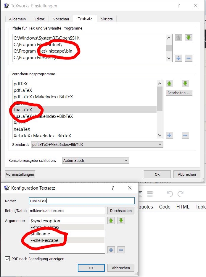 ¿Puedes incluir Svg en látex?