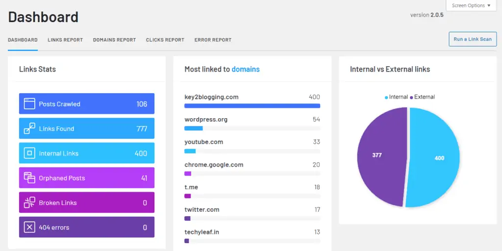 Link Whisper-Dashboard