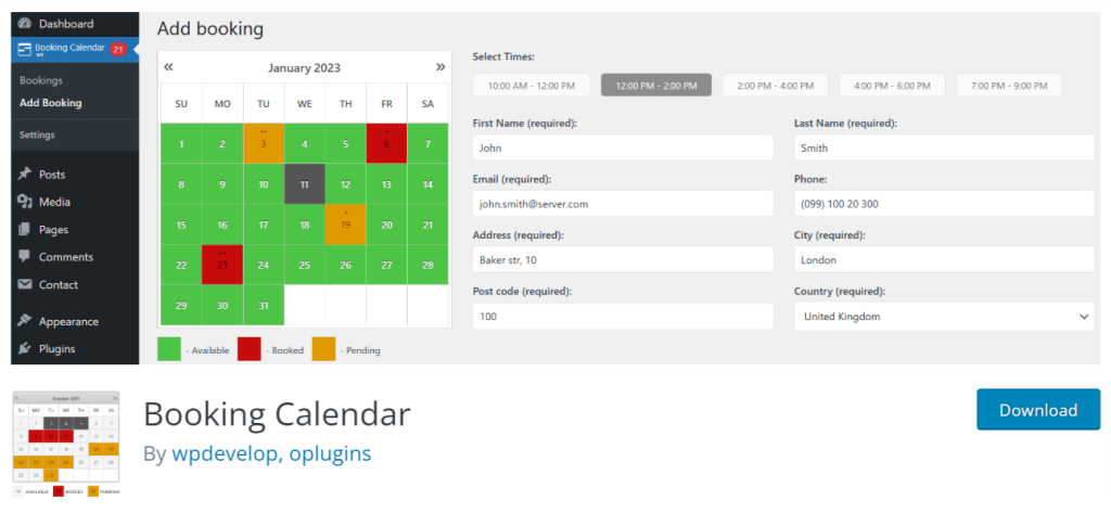 7 Plugin Pemesanan WordPress Terbaik di 2023 7