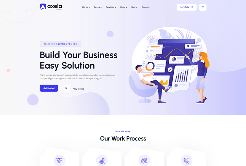 Axela - ธีม WordPress ของ Creative Agency & Portfolio