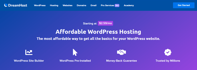 DreamHost WordPress Хостинг