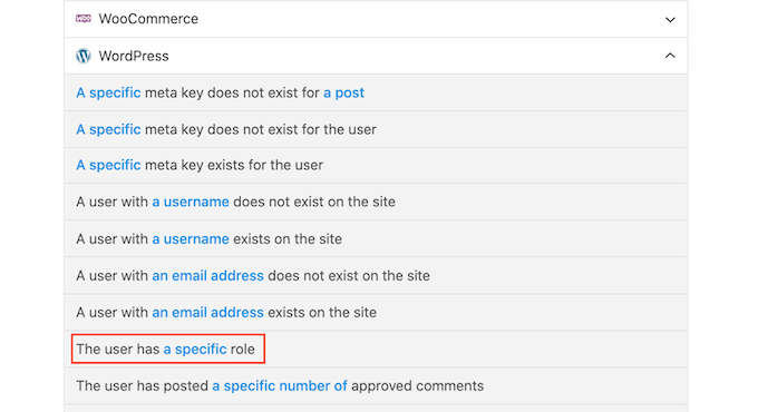 Dodawanie funkcji WooCommerce do receptury automatyzacji