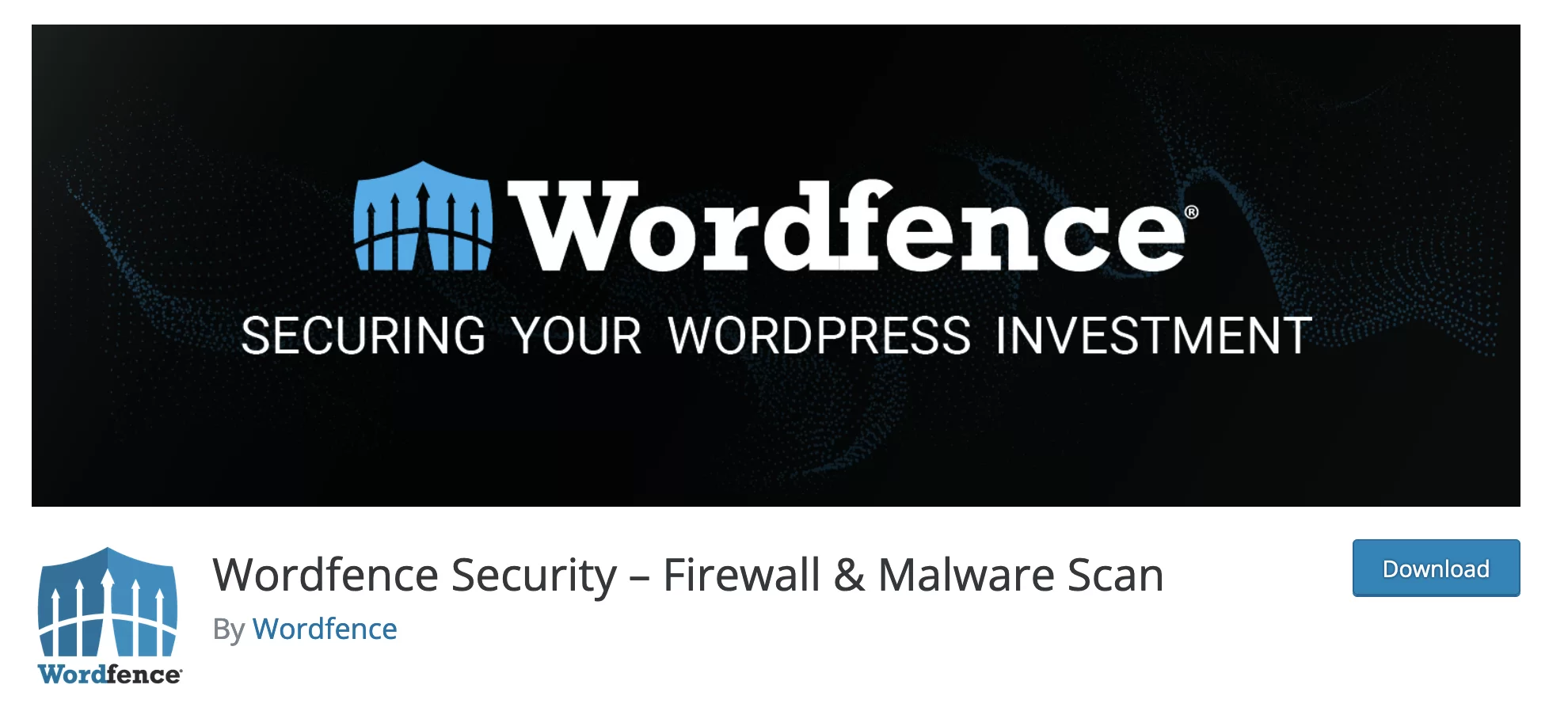 Wordfence Security는 워드프레스 보안 플러그인입니다.