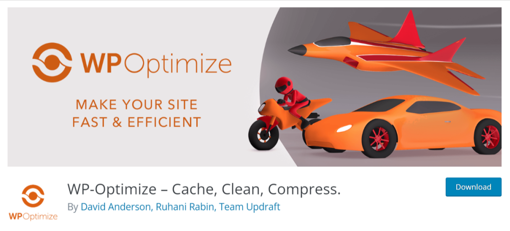 WP-Optimize - Meilleur plugin de mise en cache WordPress