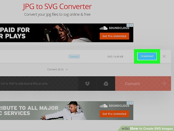 Come creare un file Svg da un'immagine