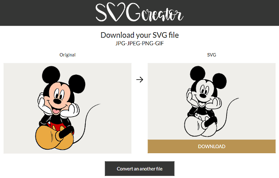 ¿Se puede convertir una imagen a Svg?