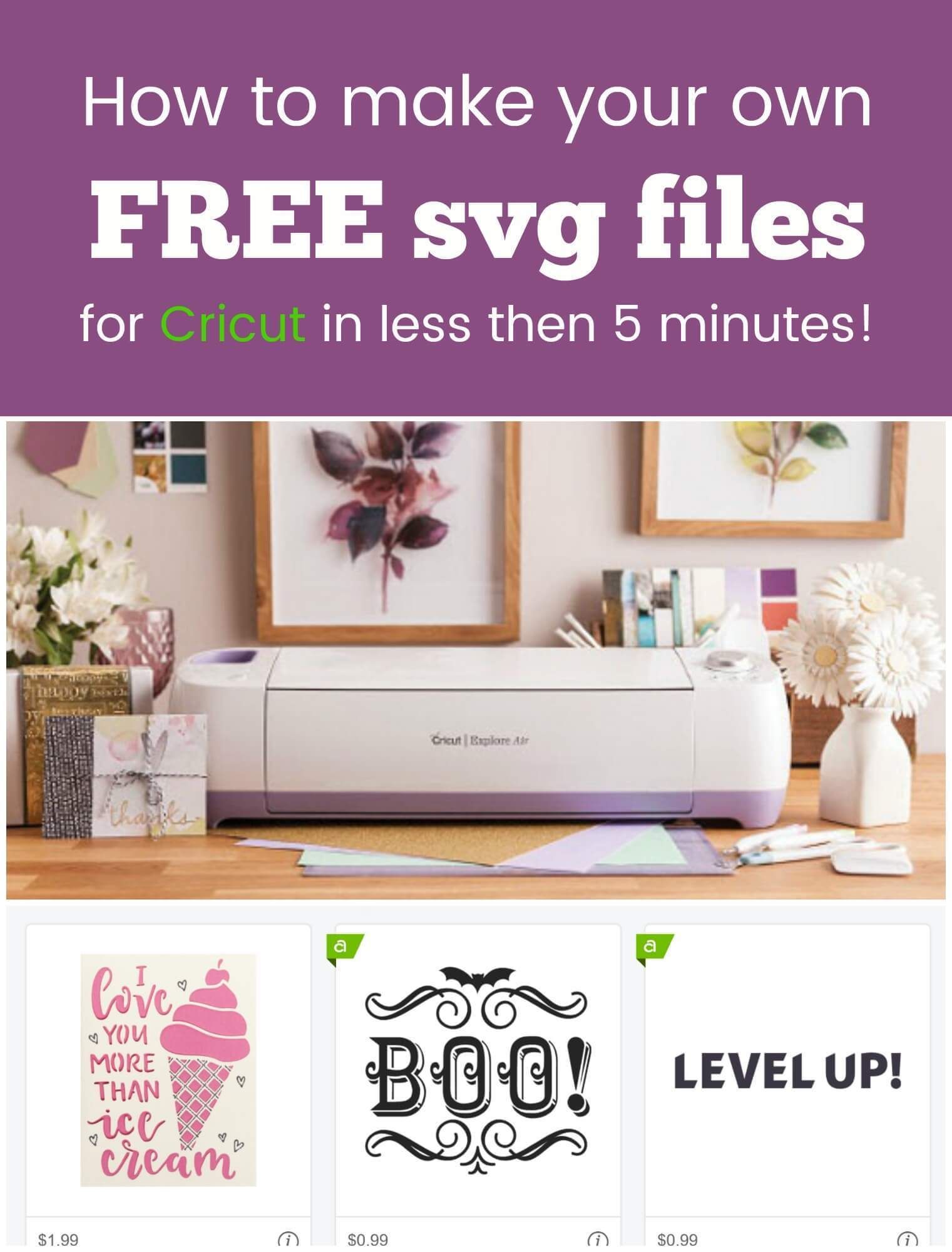 Cricut の Svg に写真を変換します。