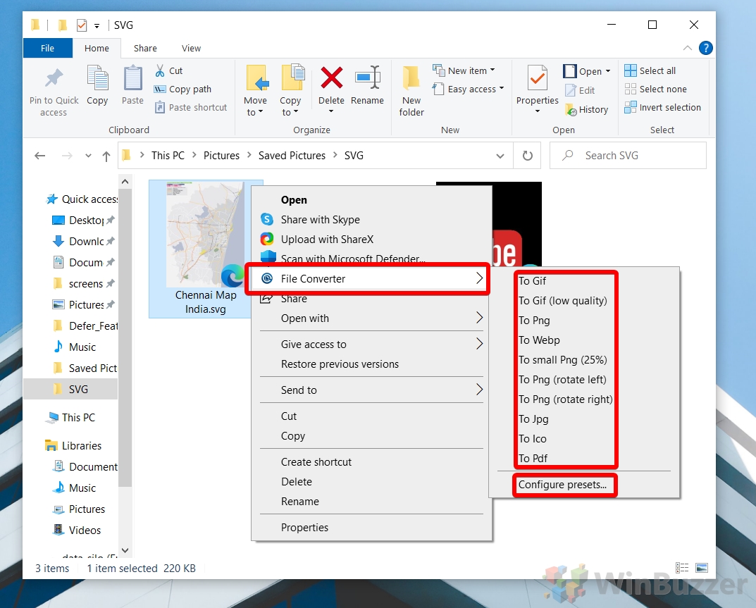 كيف يمكنني فتح ملف Svg في نظام التشغيل Windows 10؟