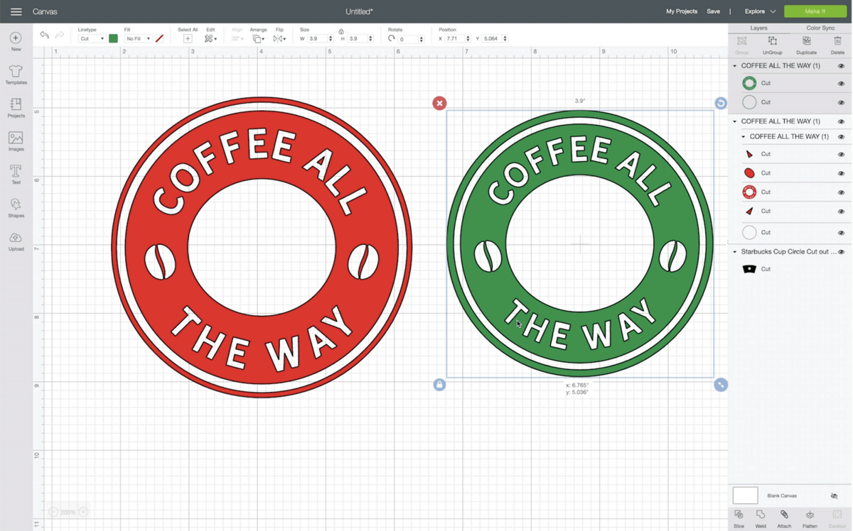 Quelle taille doit être le Svg Starbucks ?