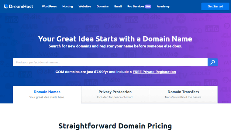 DreamHost Alan Adı Sorgulama