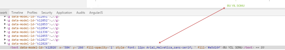 ฉันจะรับความกว้างของข้อความ Svg ได้อย่างไร