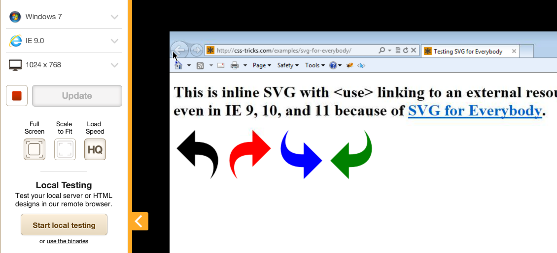 Come inline Svg in Html?