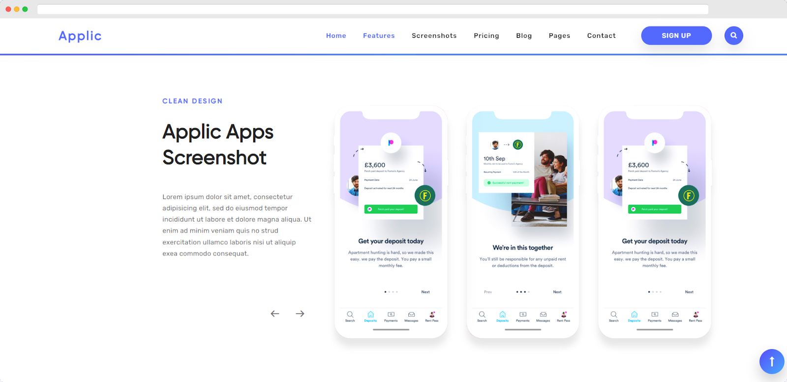 Applic - App Landing