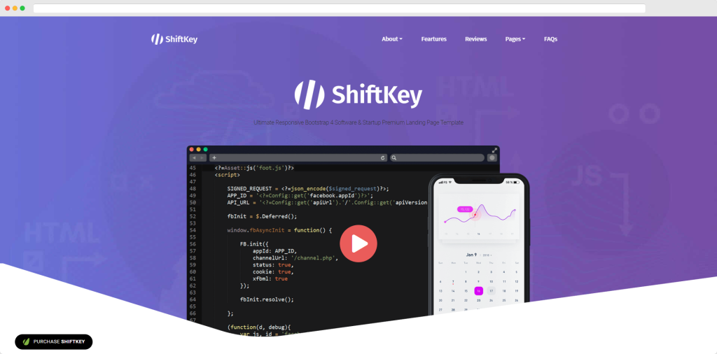 Shiftkey - 기업 디지털 SEO 마케팅 랜딩 페이지 WordPress Theme