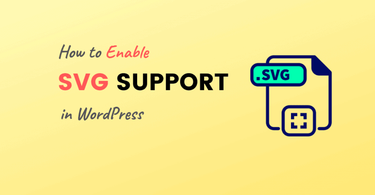 O WordPress oferece suporte a arquivos SVG?