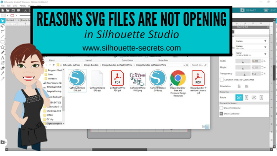 เหตุใด Svg ของฉันจึงไม่รองรับใน Silhouette