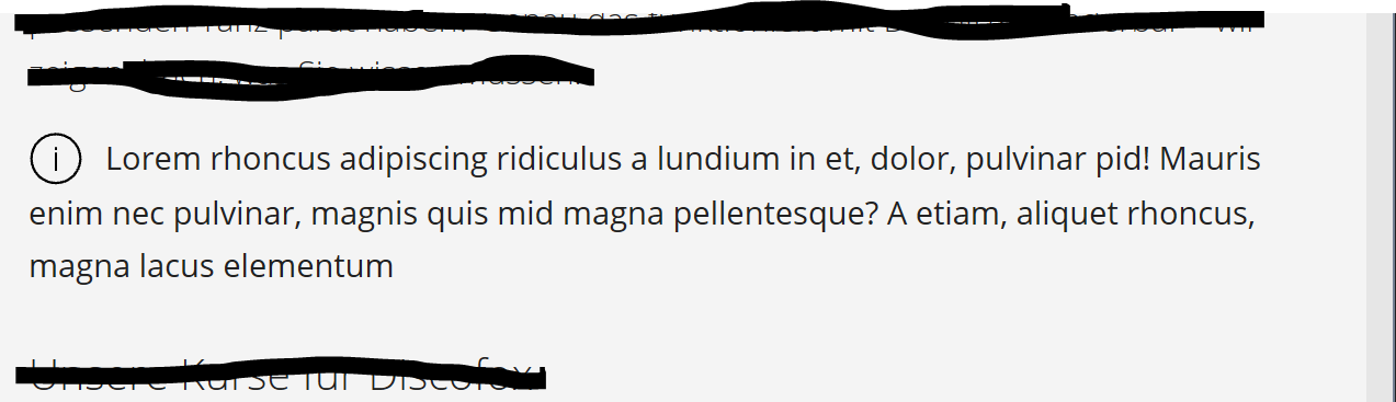 Wie platziere ich Text neben SVG?