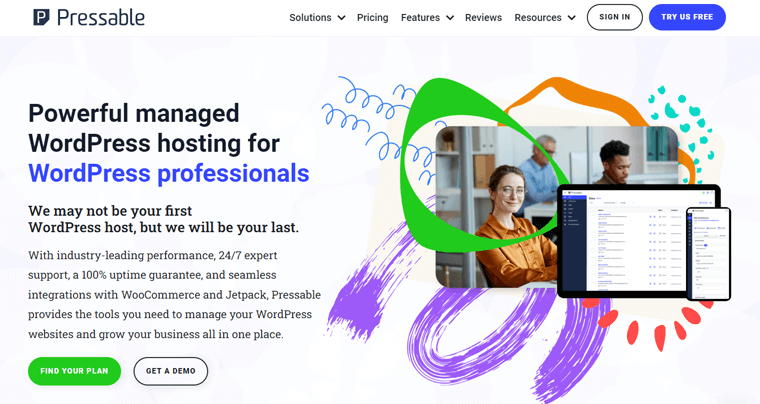 Pressable Managed WordPress-Hosting-Plattform