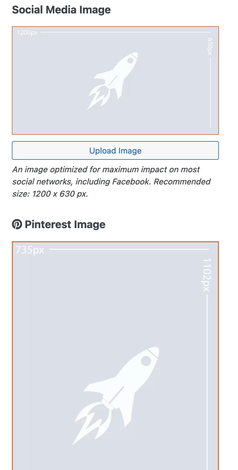 Social Rocket ti consente di ottimizzare le immagini per il social network su cui le condividi.